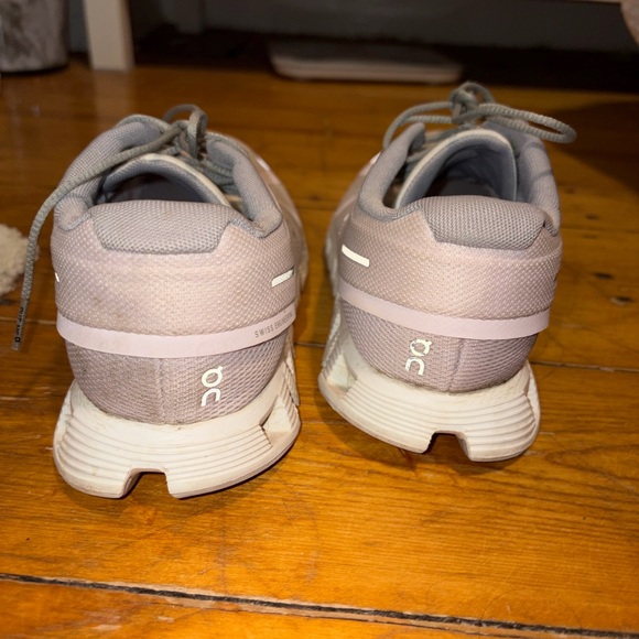 ON Running Purple/ Gray Sneakers - Picture 5 of 7